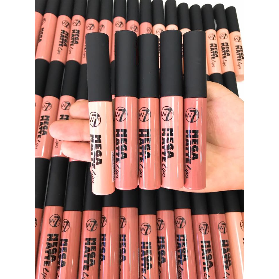 SON KEM LÌ MÀU NUDE W7 MEGA MATTE LIPS