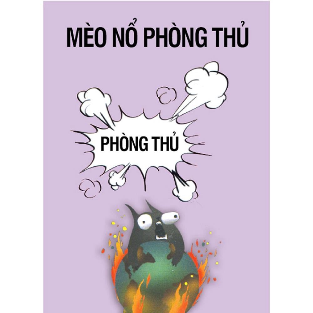 Combo mèo nổ Exploding Kittens mèo đỏ đen + 5 bản mở rộng mới nhất (mèo nổ đầy đủ news 2020)