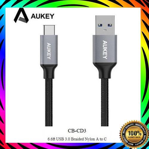 AUKEY Dây Cáp Sạc Micro Usb Type - Usb 3 0 Cb Cd3 Bện Sợi Nylon