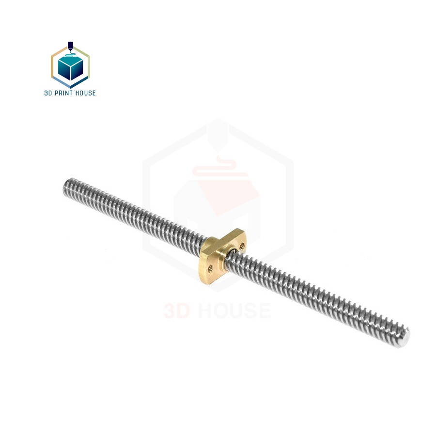 Đai Ốc T8 Khuyết Cạnh Dùng Cho Kiểu Máy In 3D CR10/Ender3
