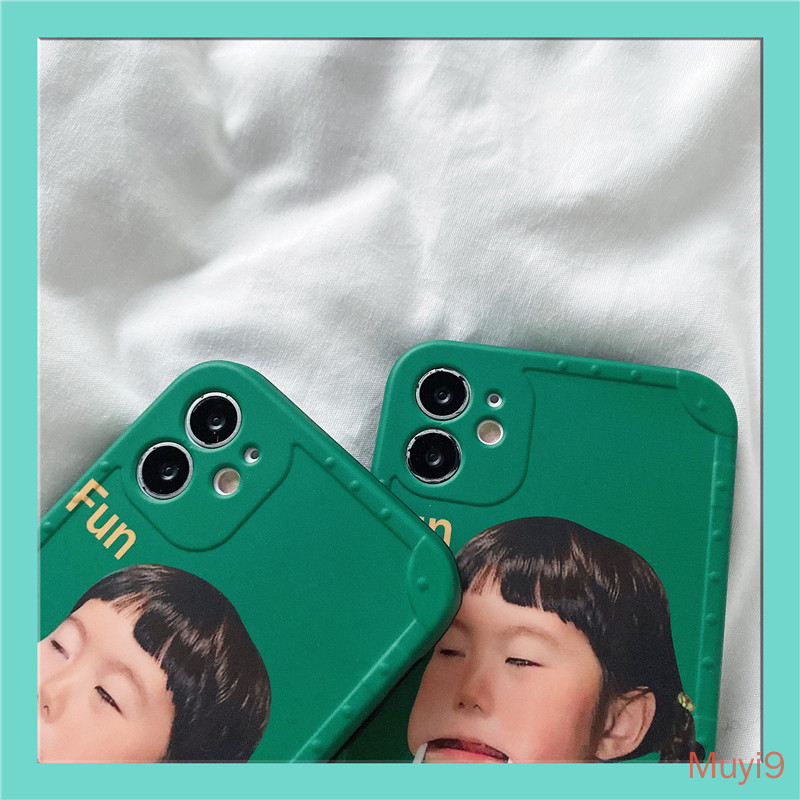 Ốp điện thoại mềm in hình bé gái độc đáo dành cho iPhone 12 Pro 11 PRO MAX X XS MAX XR 8 SE2 7plus | BigBuy360 - bigbuy360.vn