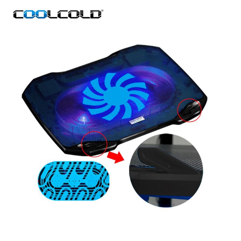 Đế Tản Nhiệt Cao Cấp Cool Cold F2 Pro (2 Fan chạy cực êm)