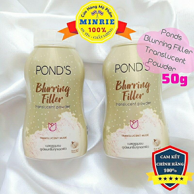 Phấn phủ Ponds Blurring Filler Translucent Powder 50 g- Làm mờ lỗ chân lông, mịn da, bám mọi tông màu da- Thái Lan