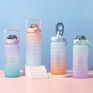 Bình đựng nước 2L chia vạch nhắc uống nước