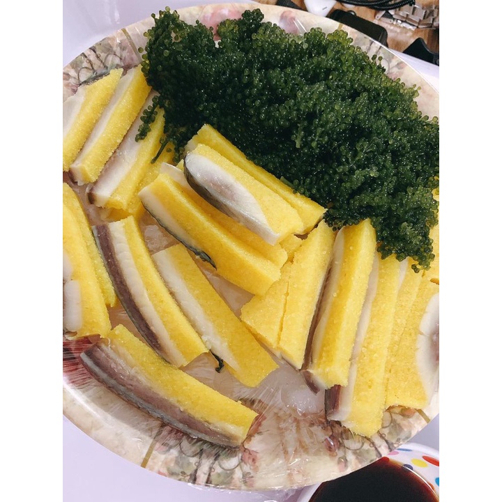 Set 2 Thanh CÁ TRÍCH ÉP TRỨNG NISSI  Nhật Bản 330g - 350g , ăn sashimi