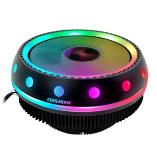 Quạt tản nhiệt cpu coolmoon ufox led rgb - siêu đẹp