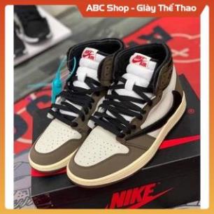 Giày Thể Thao jd1 travis scott, Giầy Sneaker JD Nâu đen đen hot trend giới trẻ