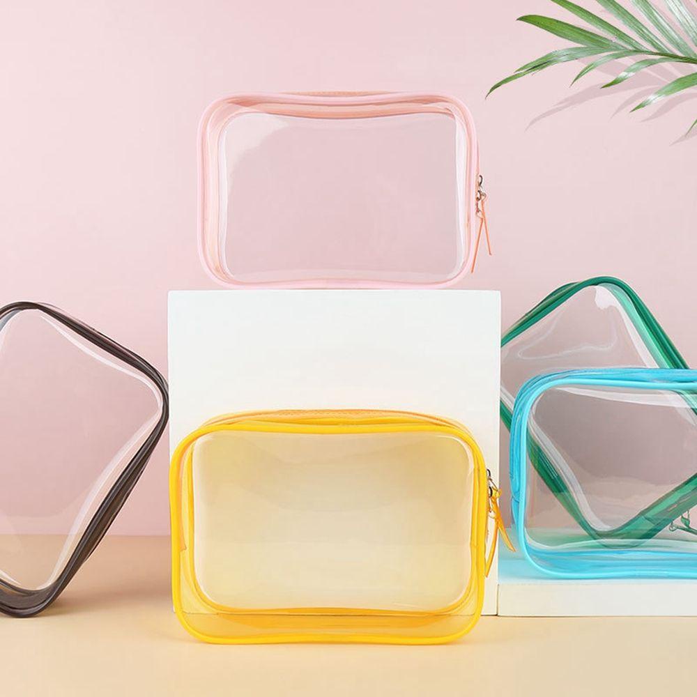Túi Đựng Mỹ Phẩm Bằng PVC Trong Suốt Tiện Dụng Mang Theo Du Lịch