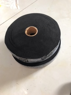 Dây viền màu đen bản 4cm (Dây da)