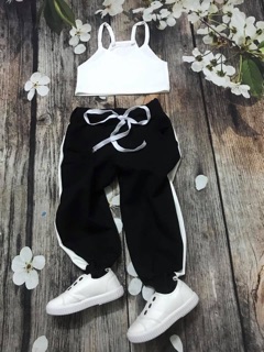 Set bộ phong cách thể thao bé gái