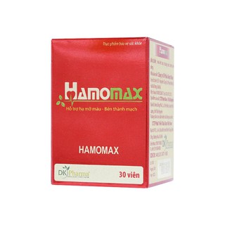 HAMOMAX - Hỗ trợ hạ mỡ máu, bền thành mạch.