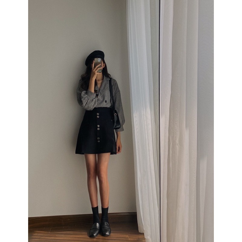 áo khoác kẻ houndstooth 021 | BigBuy360 - bigbuy360.vn