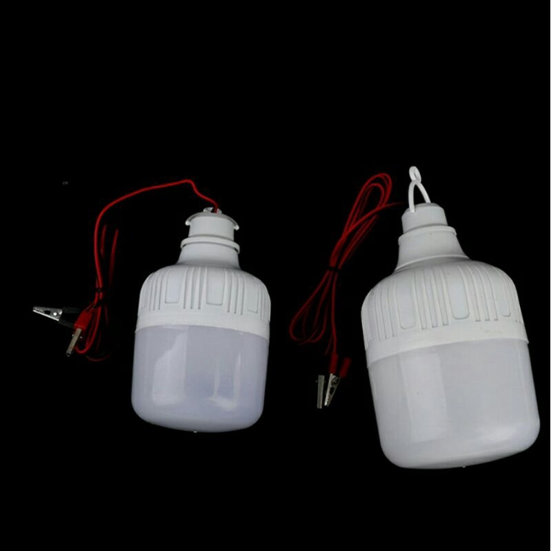 ✅Đèn tích điện 60W đèn Led siêu sáng sạc USB và bóng 50W 30W 12v kẹp bình ắc quy