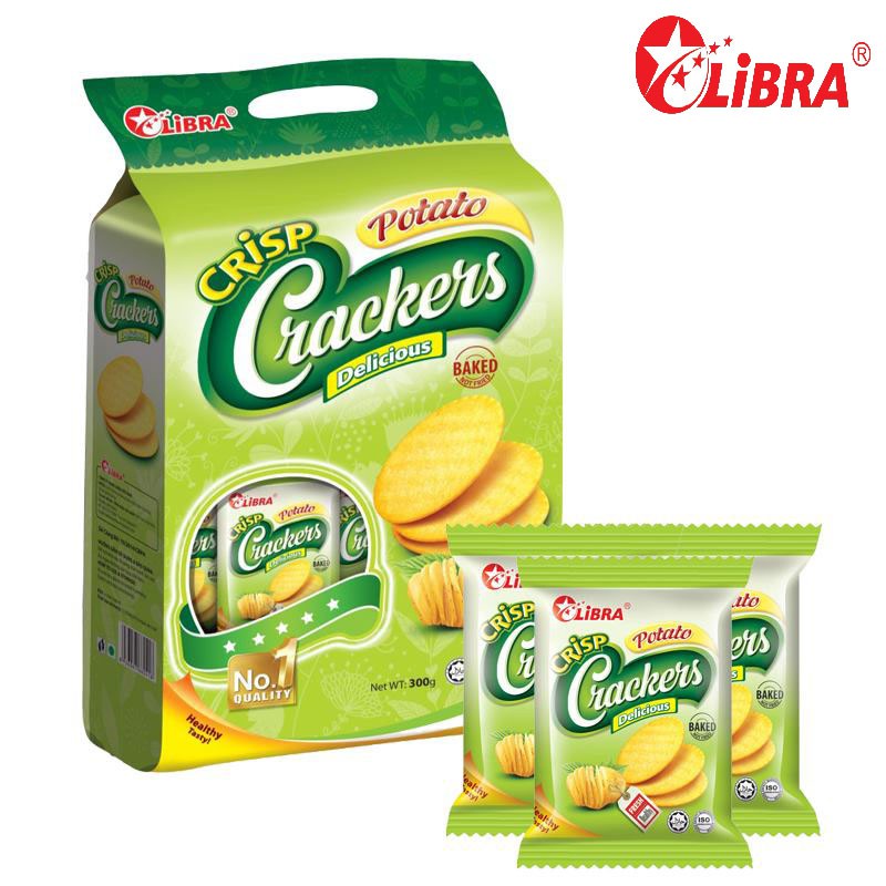 Bánh khoai tây giòn Potato Cracker Libra 230g