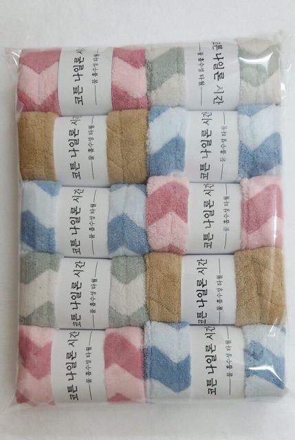Khăn mặt Hàn Quốc cotton siêu thấm kích thước 30x50cm