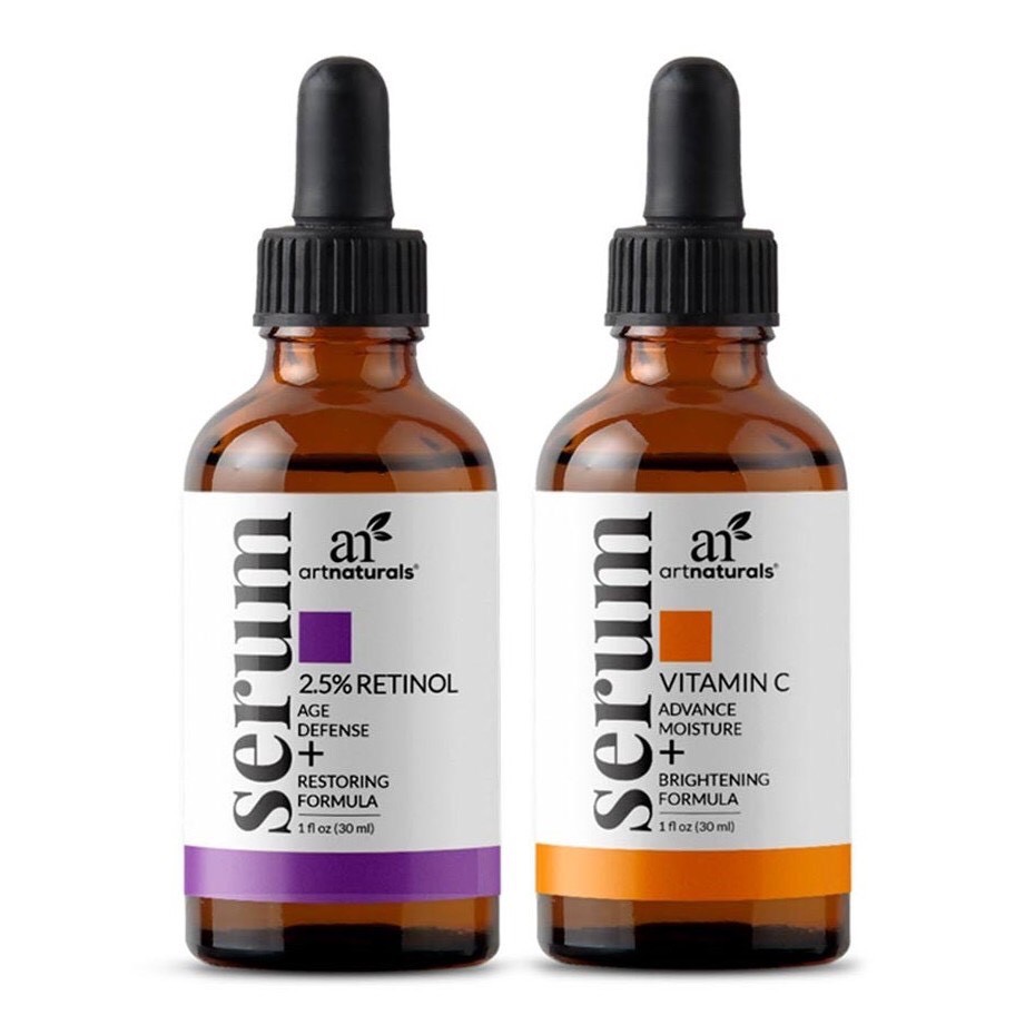 (CHÍNH HÃNG, BILL USA) Artnaturals Bộ 3 Serum Vitamin C + Retinol + Hyaluronic | Date mới nhất 30ml