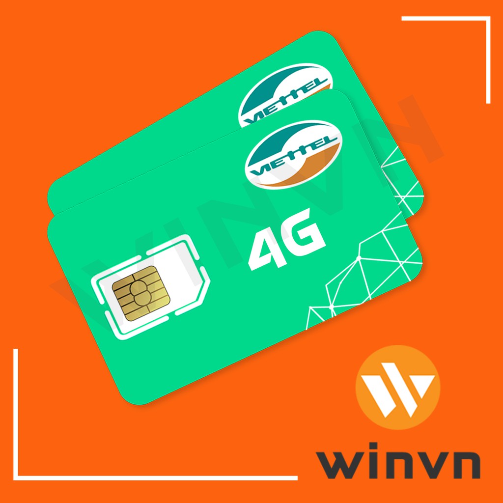 SIM 4G VIETTEL D500 D900 trọn gói 1 năm không nạp tiền từ WINVN