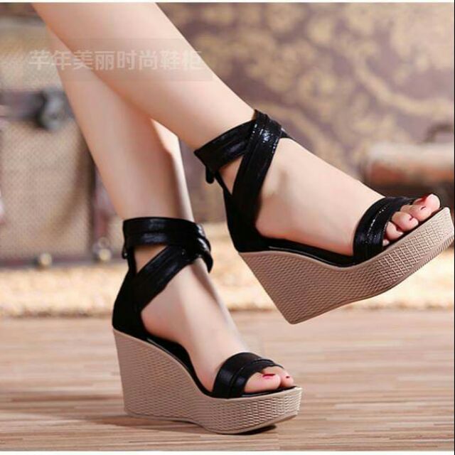 Dép cao gót đế xuồng cao 8cm