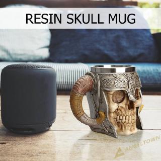 Cốc uống rượu hình đầu lâu 3d bằng thép không gỉ
