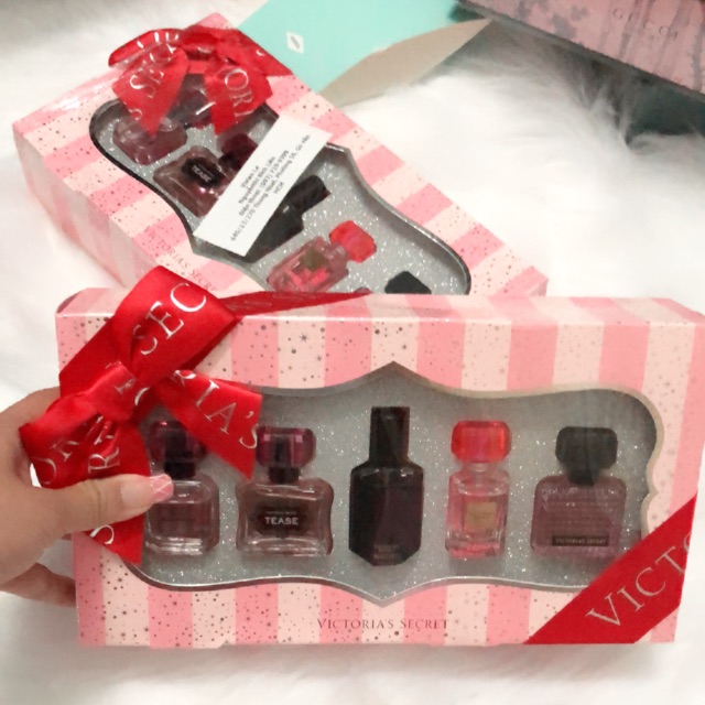 Set 5 Chai Nước Hoa Victoria’s Secret 5-Piece Mini Eau de Parfum Holiday Gift Set