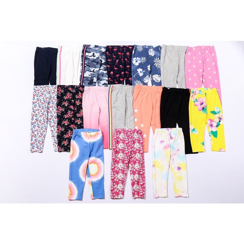 Set 3 legging lửng bé gái