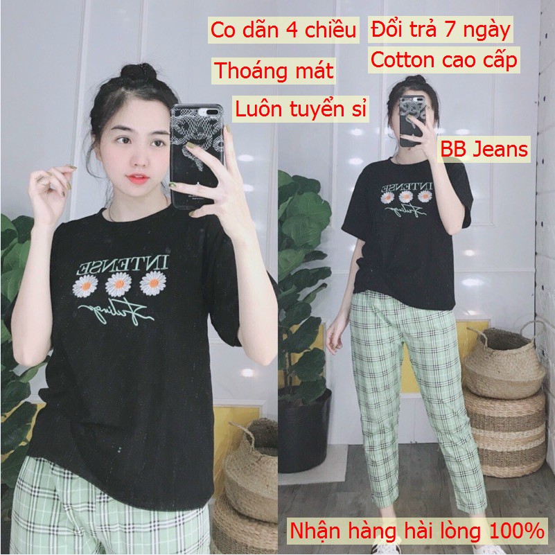 [40-85KG] đồ bộ nữ cotton lửng SET đồ bộ nữ cotton cao cấp INTENSE đủ màu co dãn đứng ngồi thoải mái đẹp bất ngờ Panda