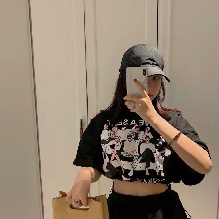 ÁO THUN IN CROPTOP HOT BG91020