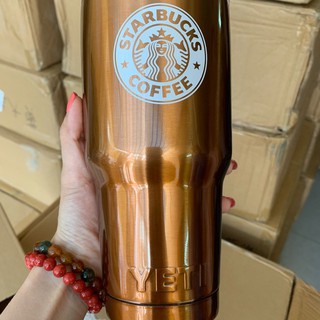 Ly giữ nhiệt starbucks 900ml ( hàng chuẩn, tặng kèm túi, ống hút)