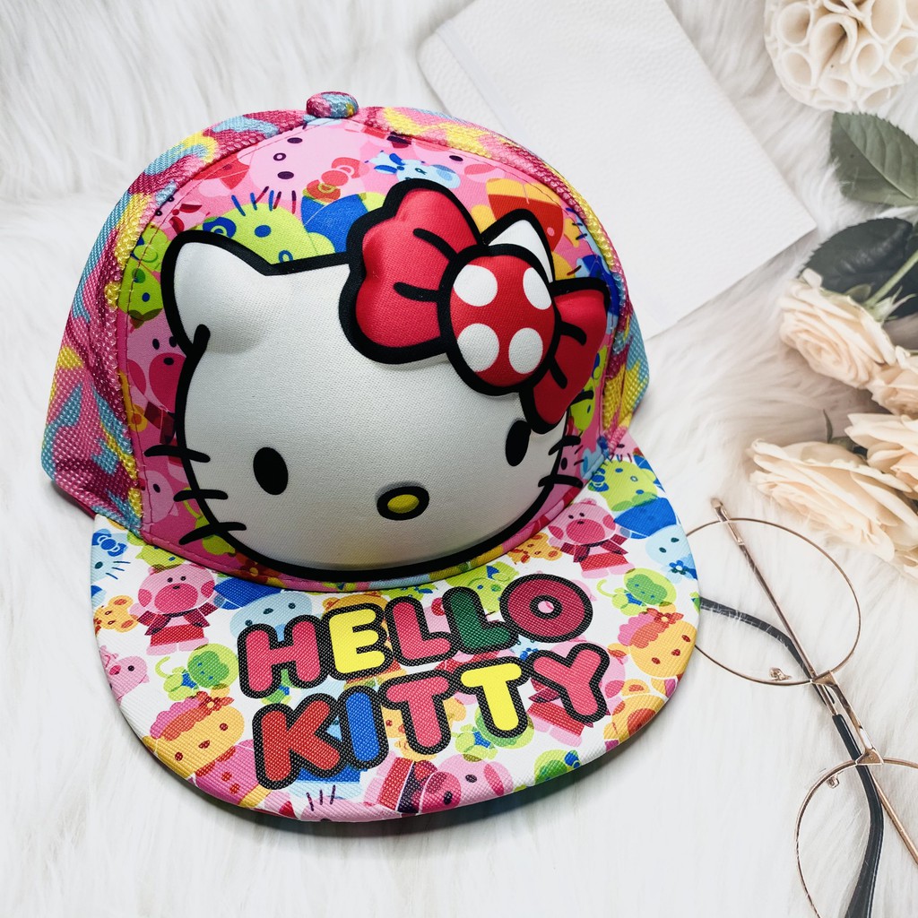 Nón cho bé gái hello kitty siêu xinh và ngộ nghĩnh đáng yêu