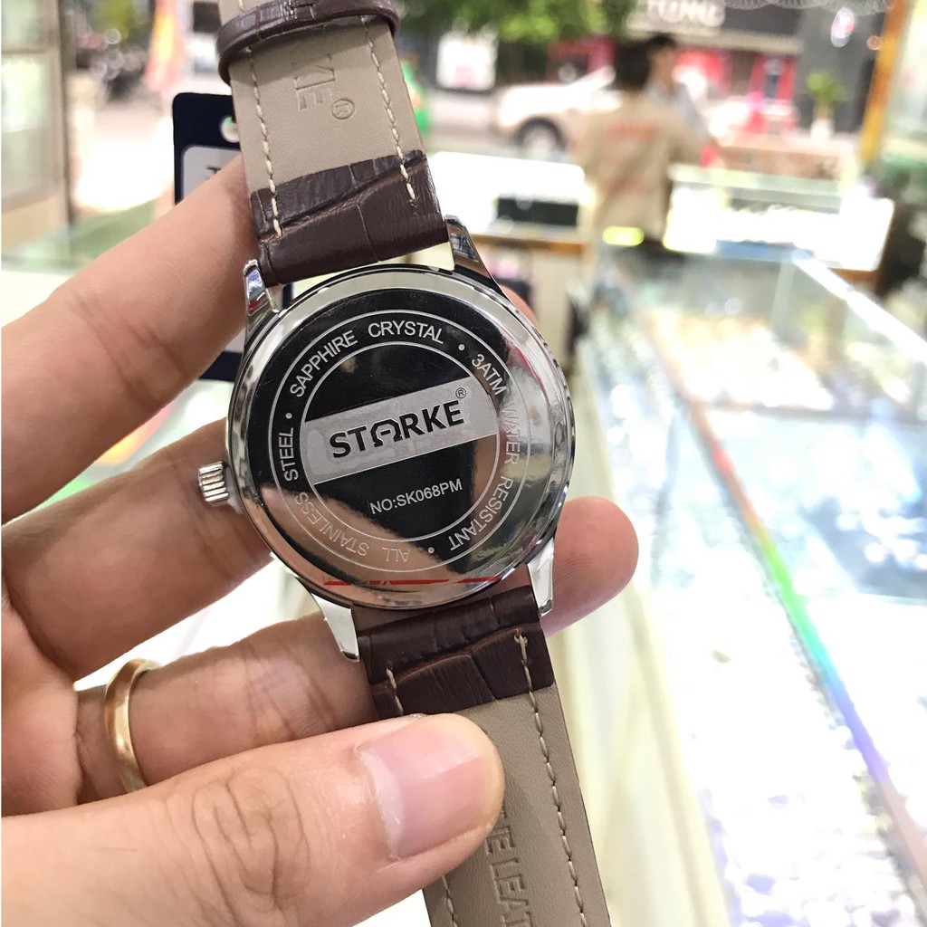 Đồng hồ nam STARKE 068PMT full hộp, thẻ chính hãng, kính sapphire chống xước chống n