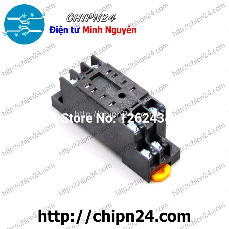 [1 CÁI] Đế Relay kiếng 8 chân MY2N (MY2N-J PYF08A-E H3Y-2 MY2N-GS)