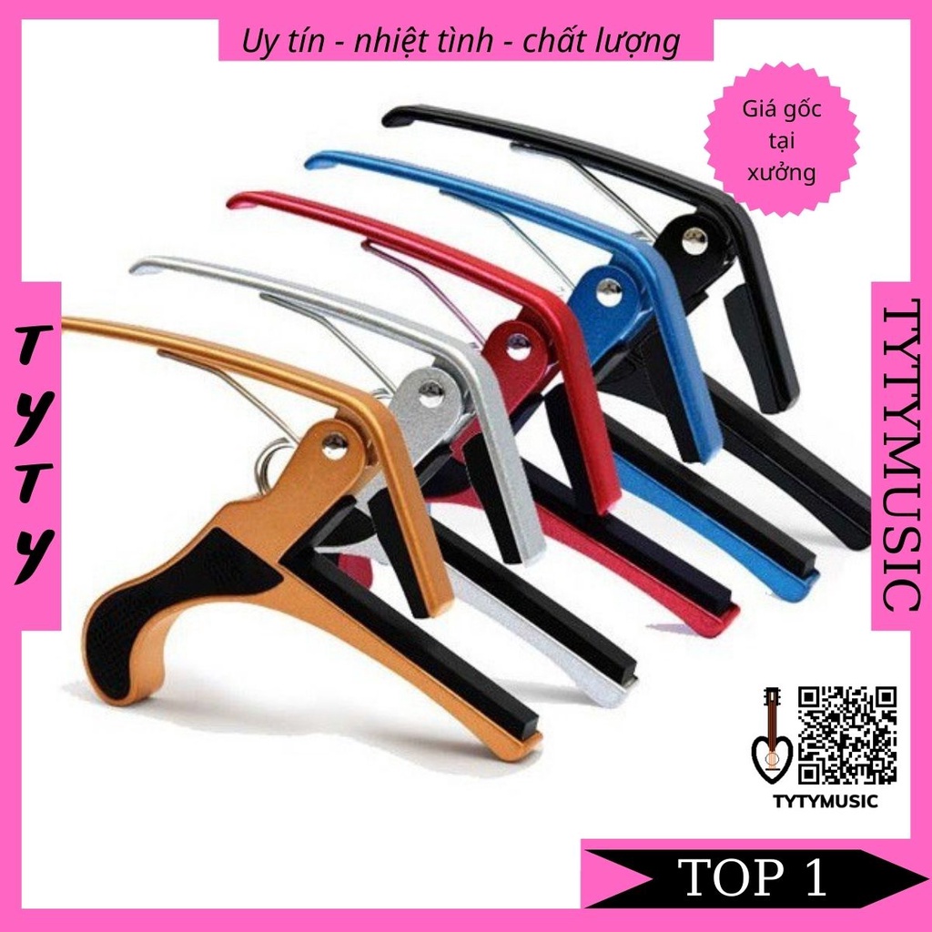 Kẹp Capo Guitar kim loại giá gốc tại xưởng TYTYmusic