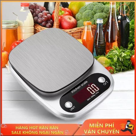 Cân nhà bếp điện tử, Cân tiểu li cao cấp 3kg/0.1g loại xịn thiết kế sang trọng, đẹp mắt, cân chính xác tuyệt đối