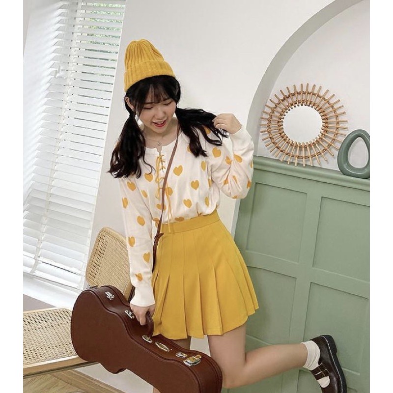 Chân váy tennis ulzzang bigsize