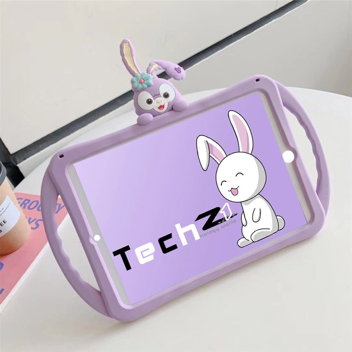 Ốp Lưng iPad hình thú cute đủ dòng máy Air-mini-Pro, chất silicon nhiều màu cho bé - Mã TZAT910