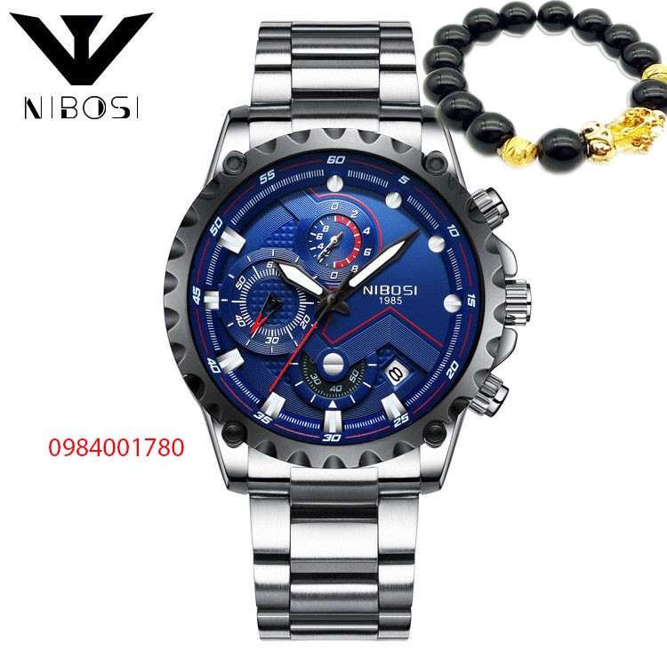 Đồng Hồ Nibosi Thể Thao Nam Ni 23221985 Cực Chất