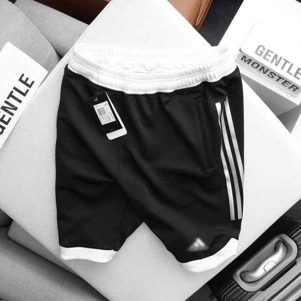 Quần Short Nam Thể Thao Cao Cấp Chất Thun Poly Dày Dặn , Quần Đùi Nam Phong Cách Trẻ Trung
