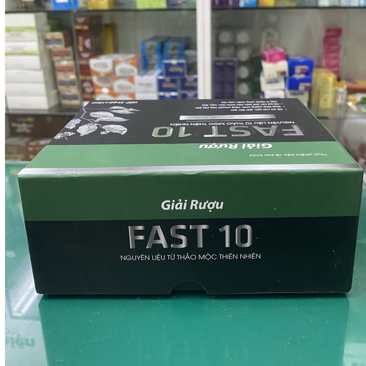Giải Rượu Fast 10 - Hỗ trợ giảm các tác hại của rượu bia, Hỗ trợ giảm đau đầu và buồn nôn, mệt mỏi sau khi uống rượu bia