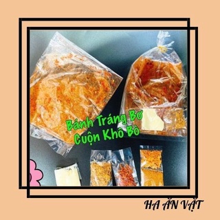 Bánh tráng cuộn khô bò sốt bơ