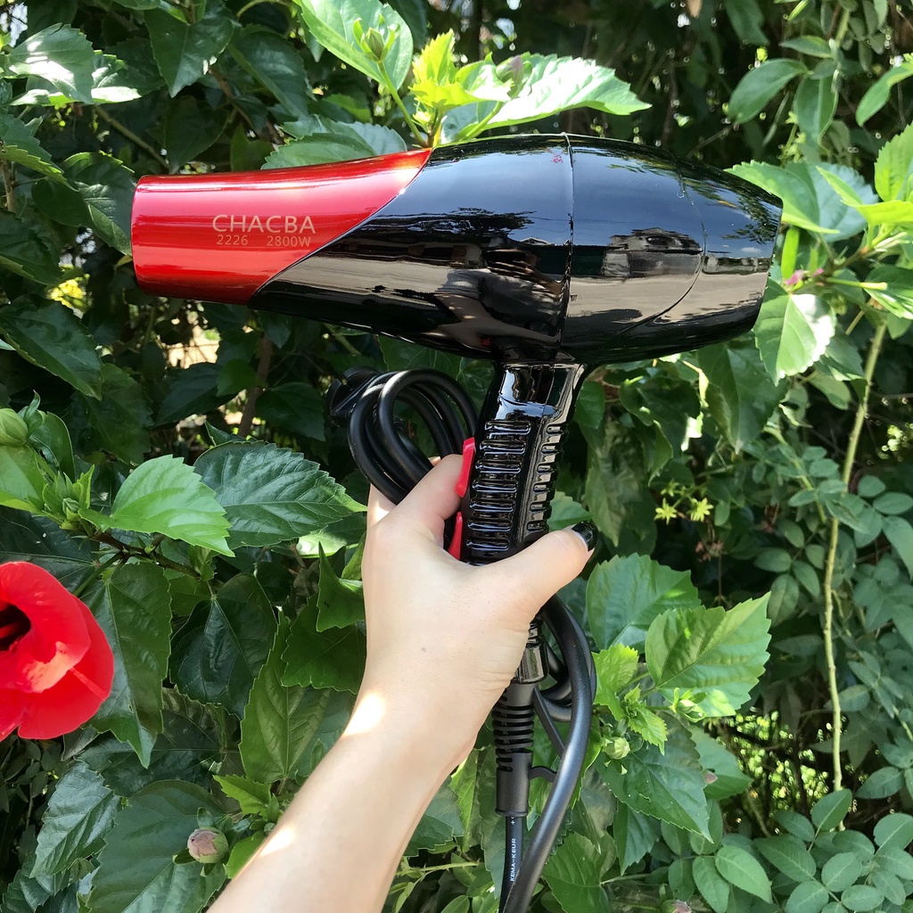 MÁY SẤY TÓC CAO CẤP CHACBA  CÔNG SUẤT 2800W,MÁY DỄ SỬ DỤNG,AN TOÀN,MÁY KHỎE