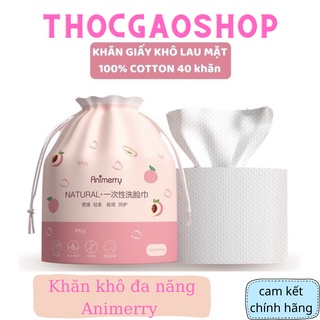 Khăn khô đa năng Animerry dạng cuộn 180x220ml