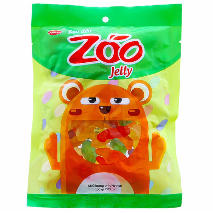 Kẹo dẻo chip chip Zoo vị trái cây 200g