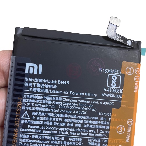 ✅ Pin Zin Chính Hãng Xiaomi Redmi 7 Mã BN46 Dung Lượng 4000mah Battery Linh Kiện Thay Thế