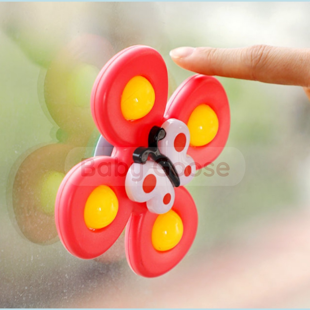 Set 3 con quay Fidget Spinner vui nhộn, dán tường, thiết kế hình động vật, hoạt hình độc đáo dễ thương cho bé
