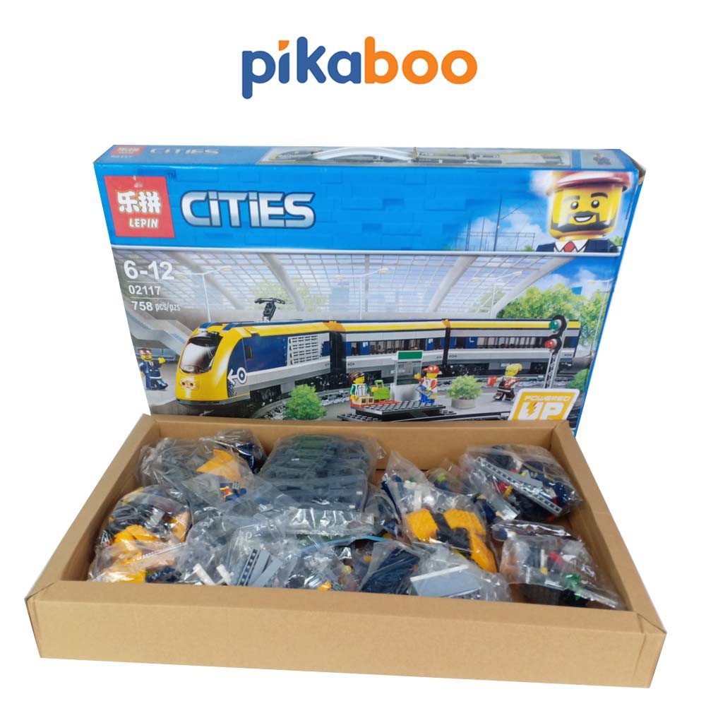 Đồ chơi lắp ráp Pikaboo cao cấp cỡ to tặng rubik 4x4 thiết kế từ nhựa ABS cao cấp an toan cho trẻ em