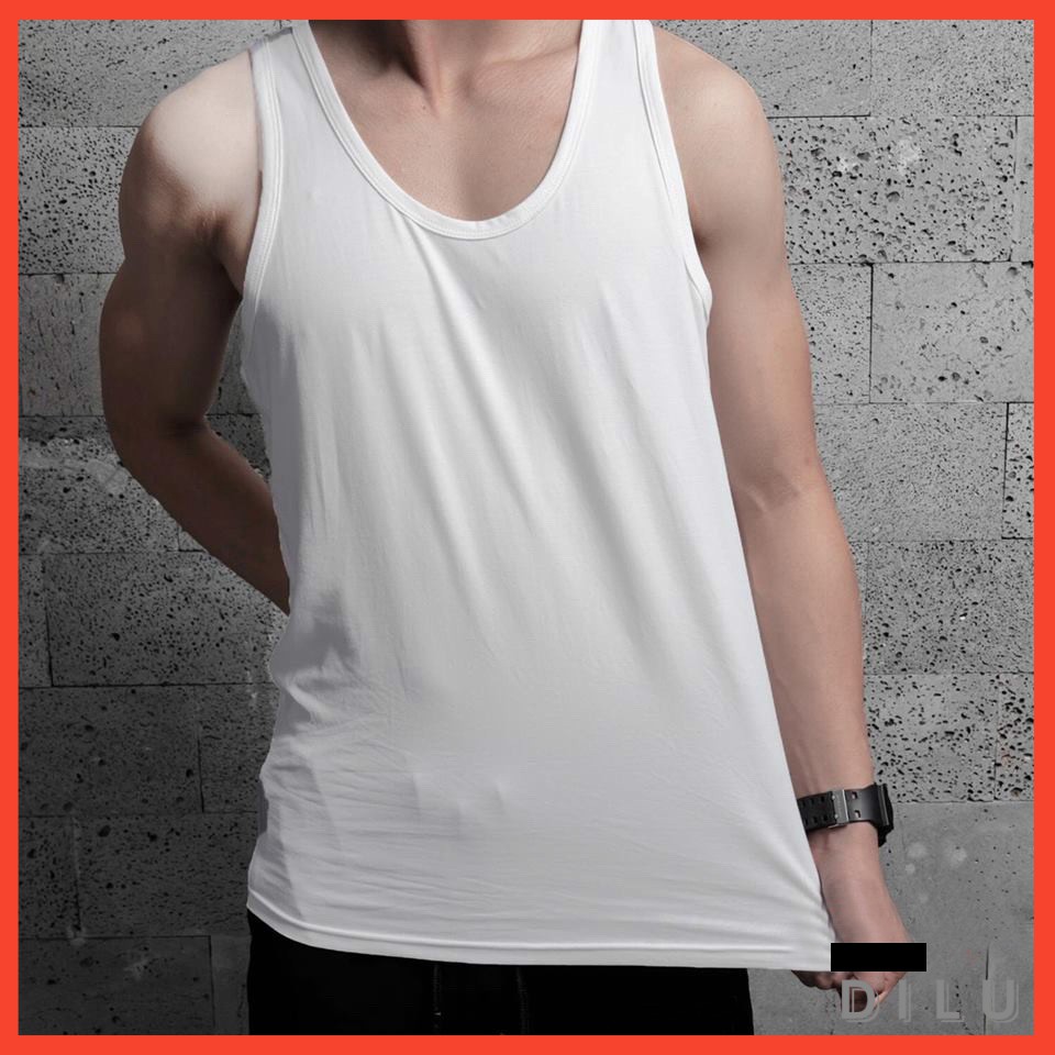 Áo Tập Gym ( 100% Cotton) TS NHIỀU MÀU - ÁO TANK TOP T-SIMPLE (DILU)