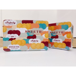 BÁNH SAFALY SWEETIE BUTTER COOKIES HỘP THIẾC 308G