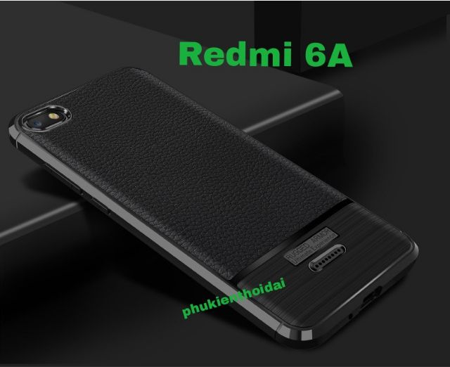 Ốp lưng Redmi 6A FREESHIP Từ 50k chống sốc vân da Ver 2 cao cấp