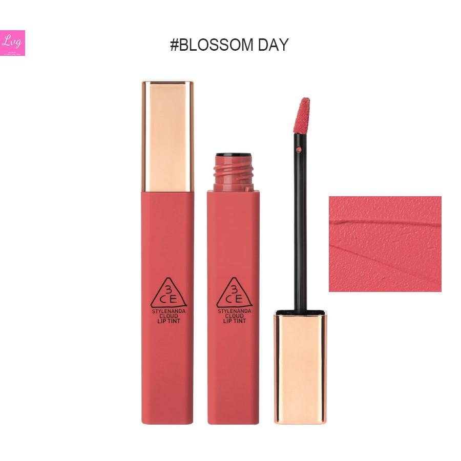 Son 3CE cloud lip tint #Blossomday (màu hồng đào)