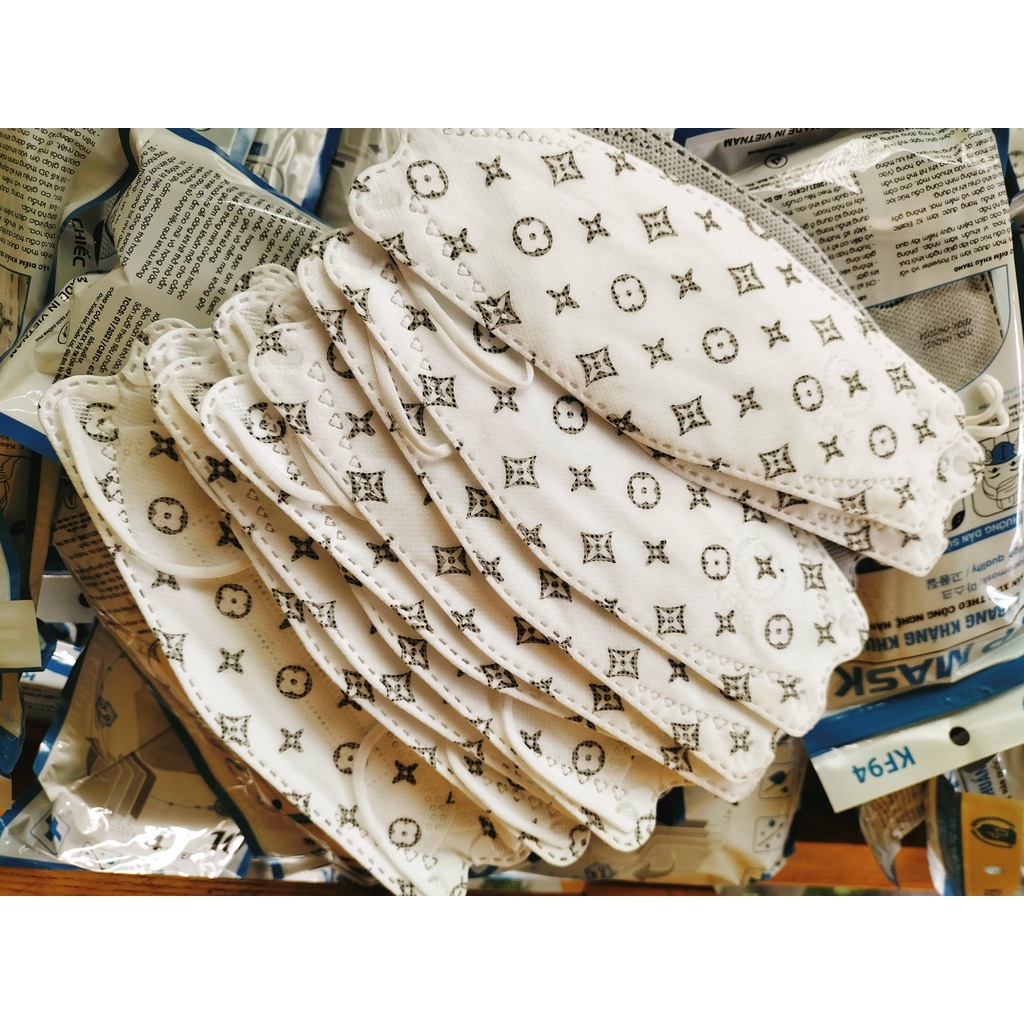 [Túi 10 Chiếc] Khẩu trang 4D DP Mask KF94 cao cấp kháng khuẩn y tế chống bụi mịn 3D 5D N95. ĐP Đại Phát bán lẻ giá sỉ.